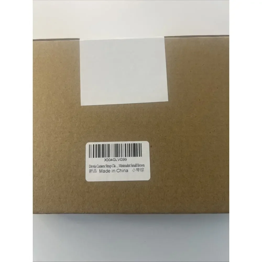 Divvia Leather Camper Strap NIB